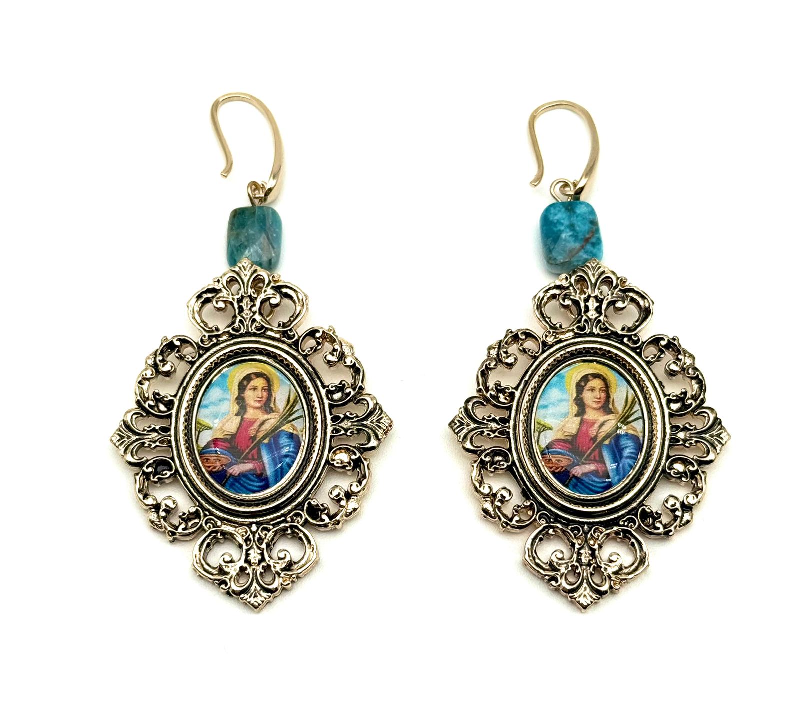 Orecchini Santi e Peccatori Santa Lucia